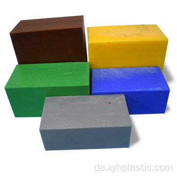 Farverige POM polyacetal plast flade plader